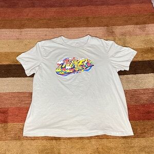 Nike Green T-Shirt with Vibrant Graphic